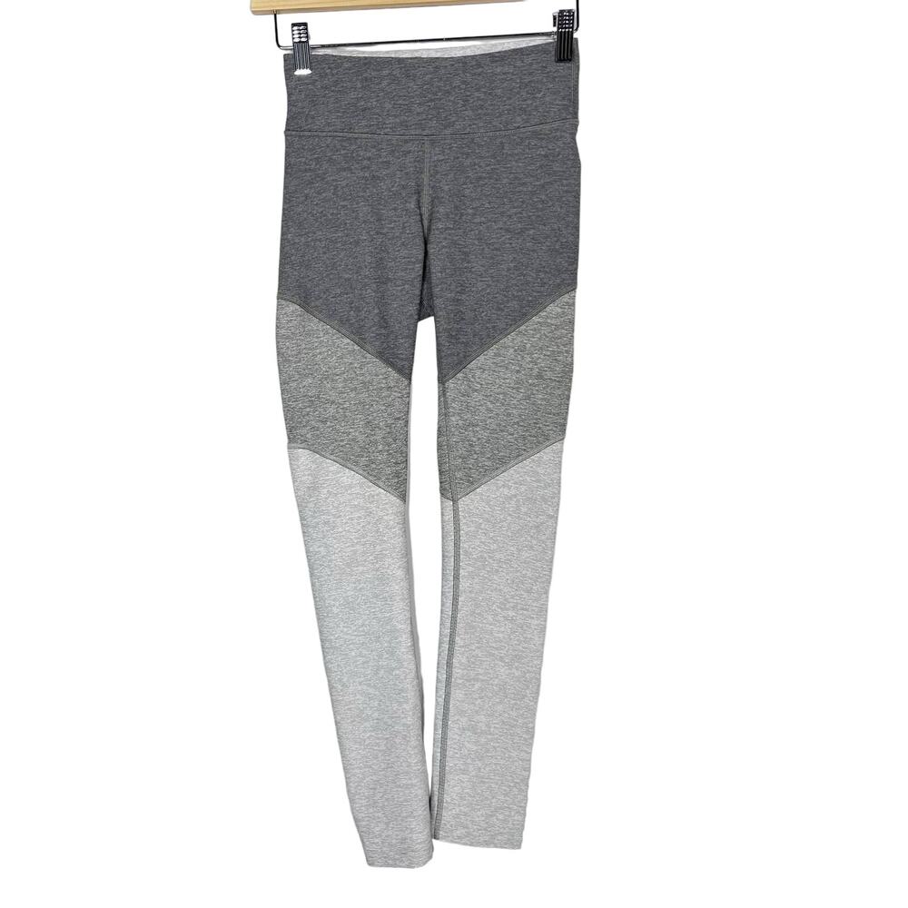 Outdoor Voices XSmall XS Heather Gray Graphite Springs 7/8 Colorblock Leggings